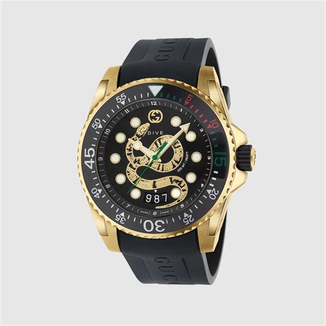 gucci dive watch 45mm